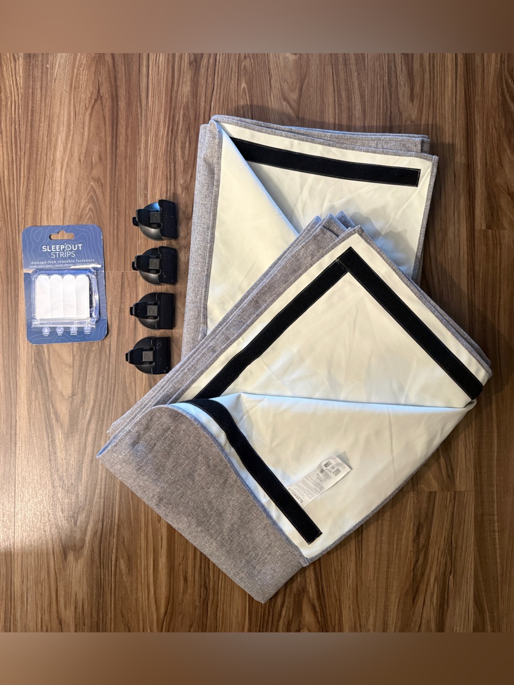 Sleepout Portable Blackout Curtains, set of 2